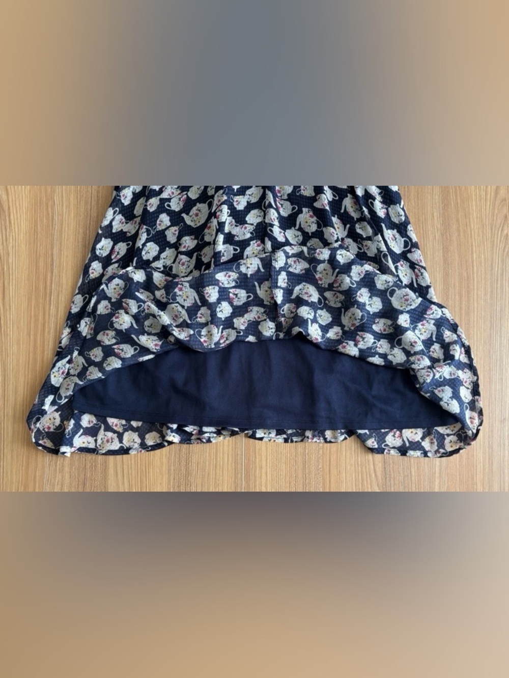 Disney Collection LC Lauren Conrad Teapot Chiffon Dress XXL Whimsical Feminine - Picture 7 of 11